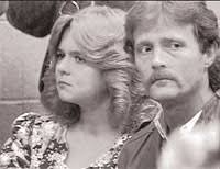 Terry Hobbs and Pam Hicks in courtroom